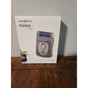 Emjoi Micro-Pedi Nano Portable Pedicure Device With Extra Coarse Rollers NIB
